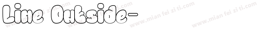 Line Outside字体转换